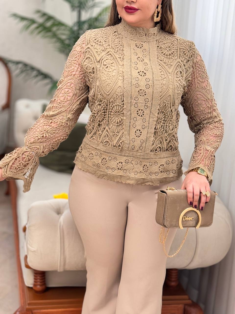شومیز دانتل پرستش 2961