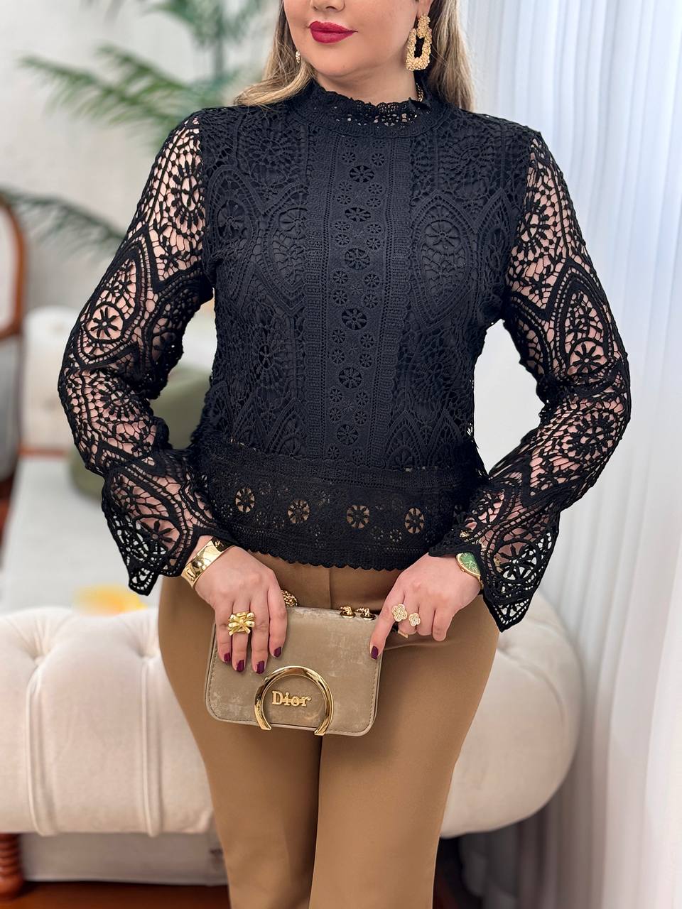 شومیز دانتل پرستش 2961