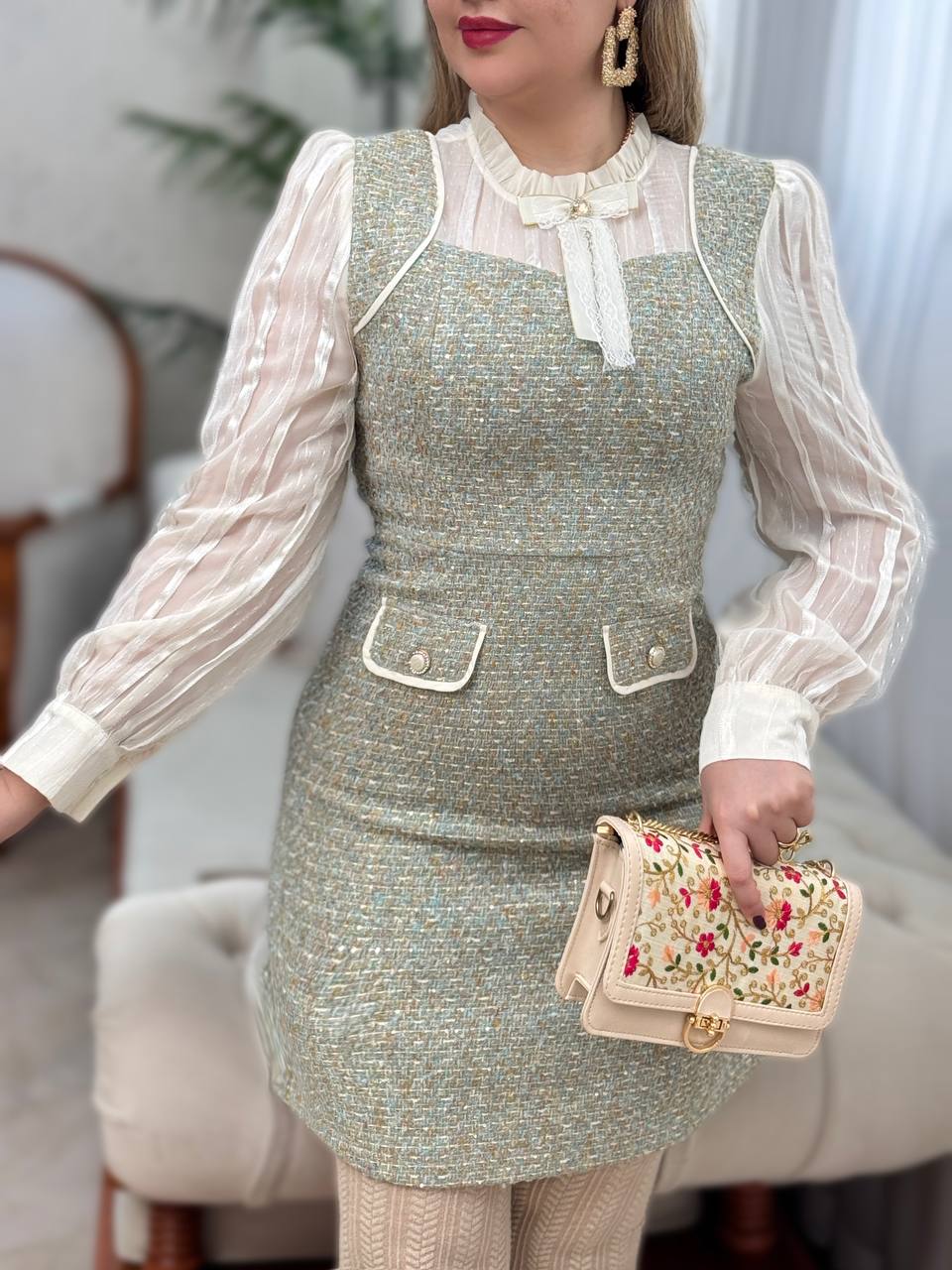 پیراهن پرنسسی ملورین 2968