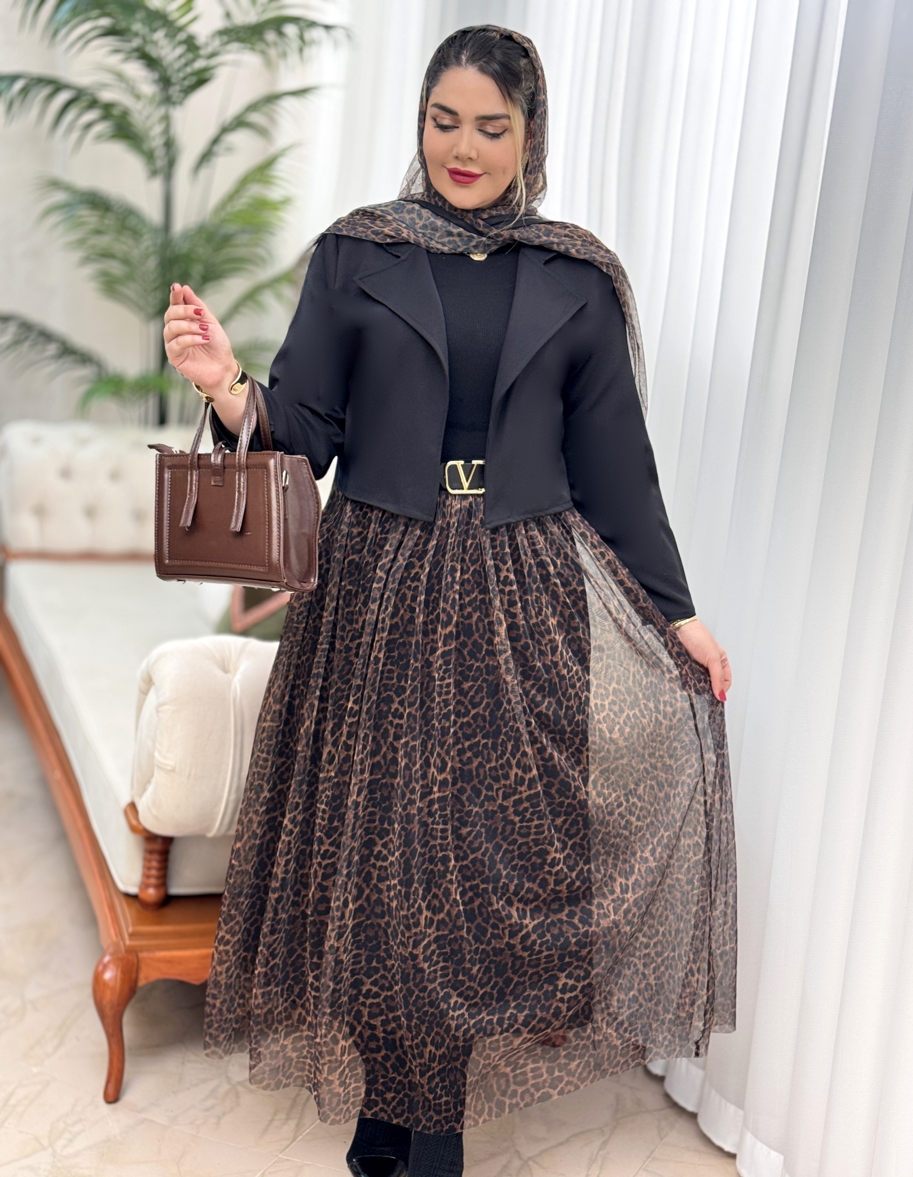 ست سه تکه پلنگی 2867