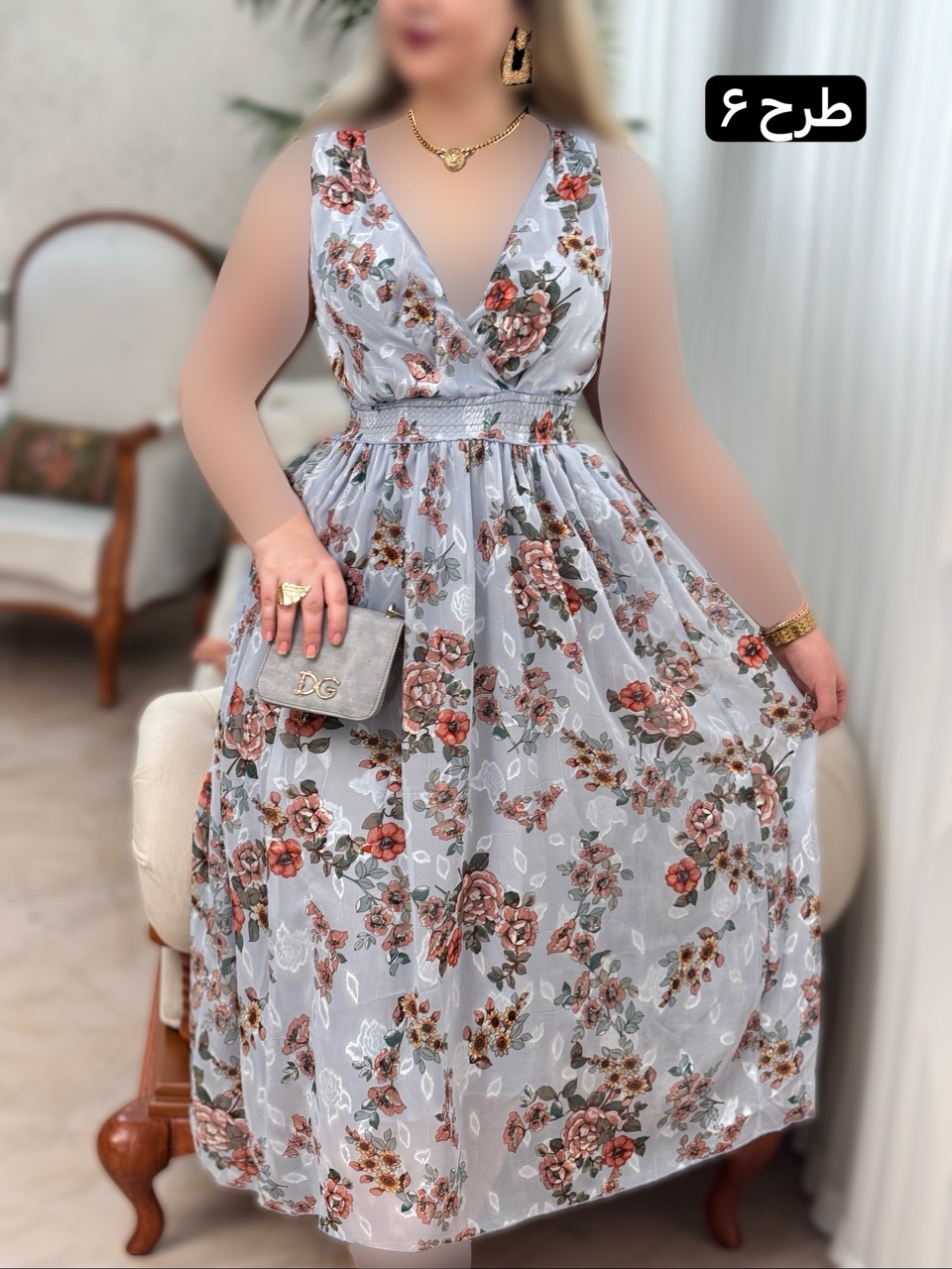 پیراهن حریر صبا 2978