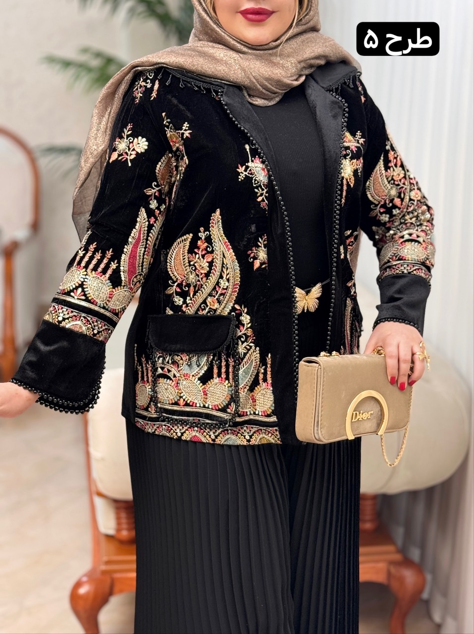مانتو سوزندوزی دلناز