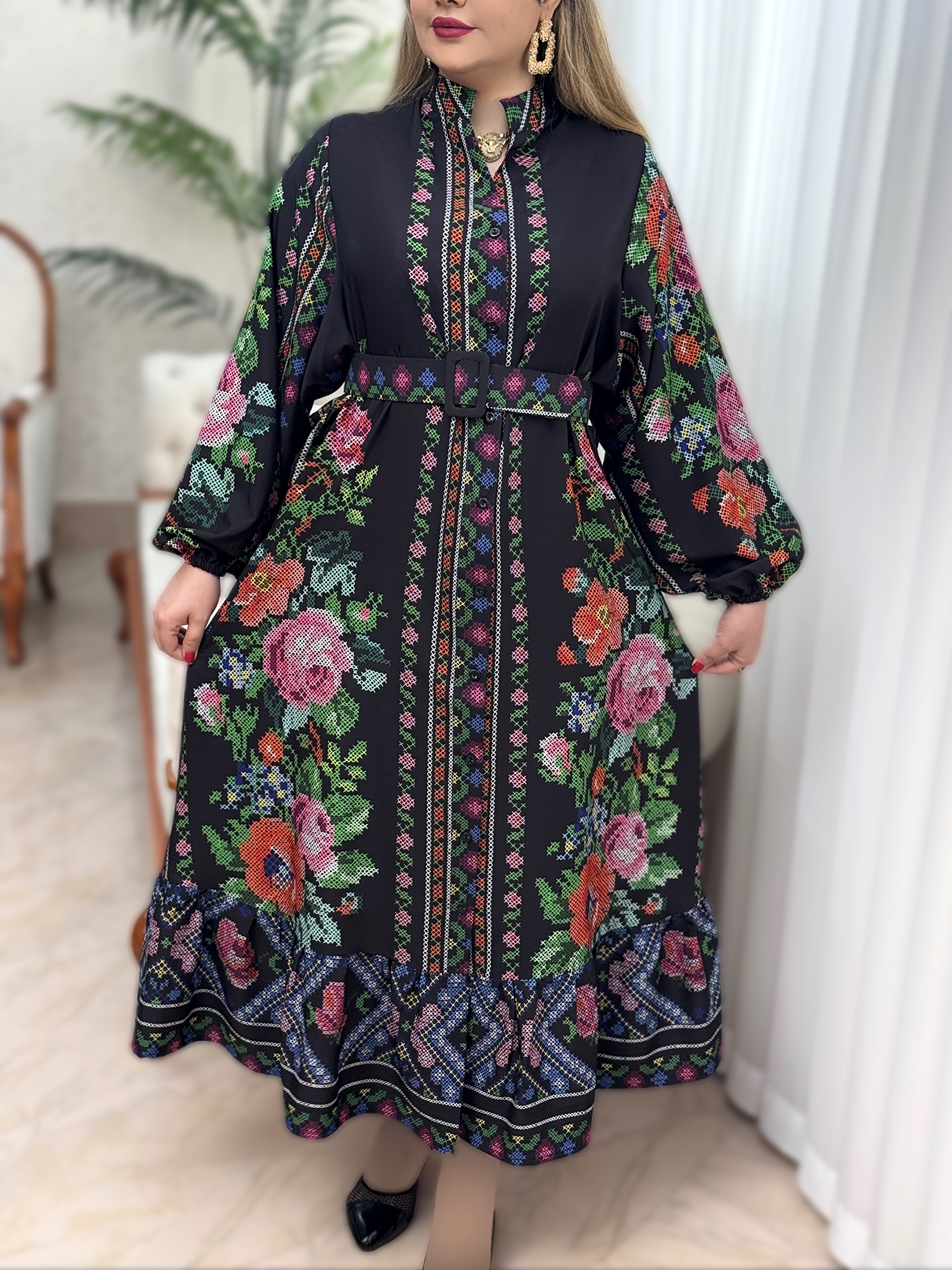 پیراهن مزونی یاس 2995