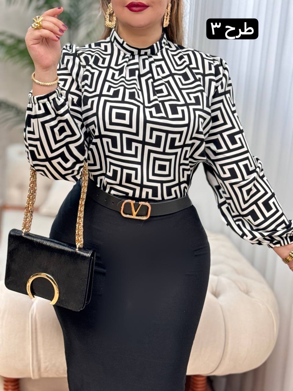 شومیز مهوش 3017