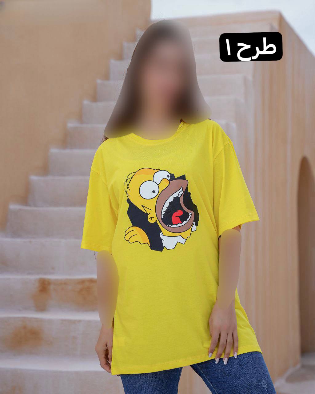تیشرت لانگ کارتونی 3067