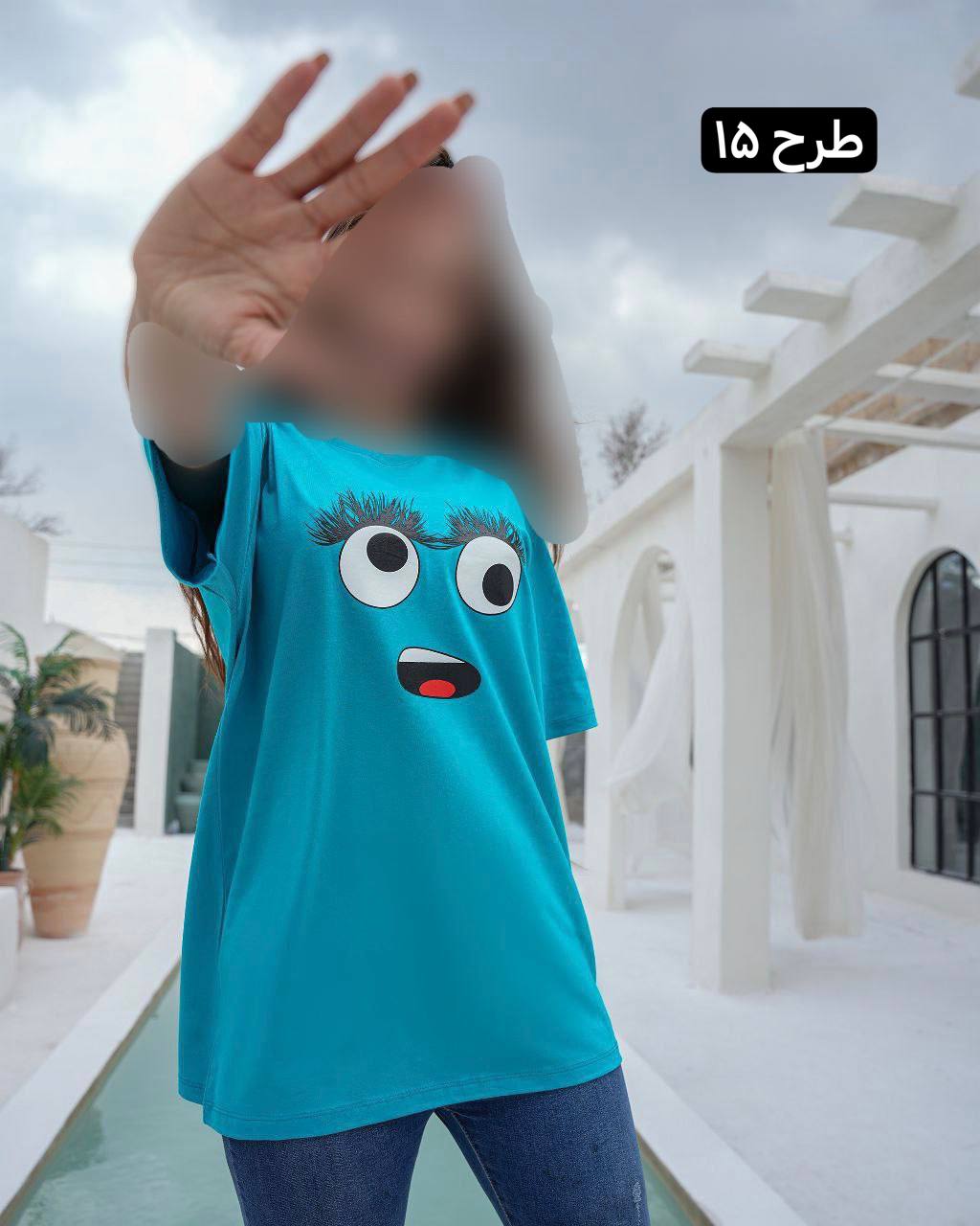 تیشرت لانگ کارتونی 3067