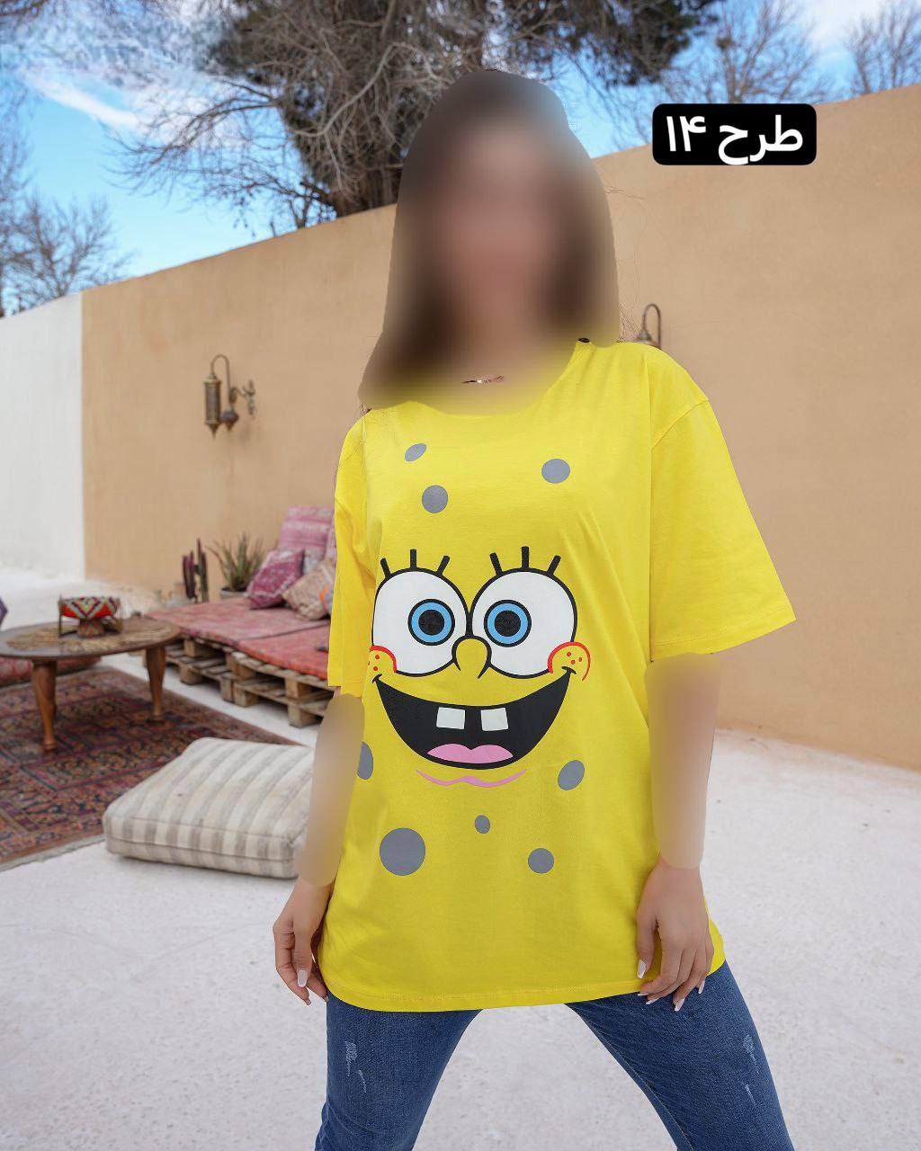 تیشرت لانگ کارتونی 3067
