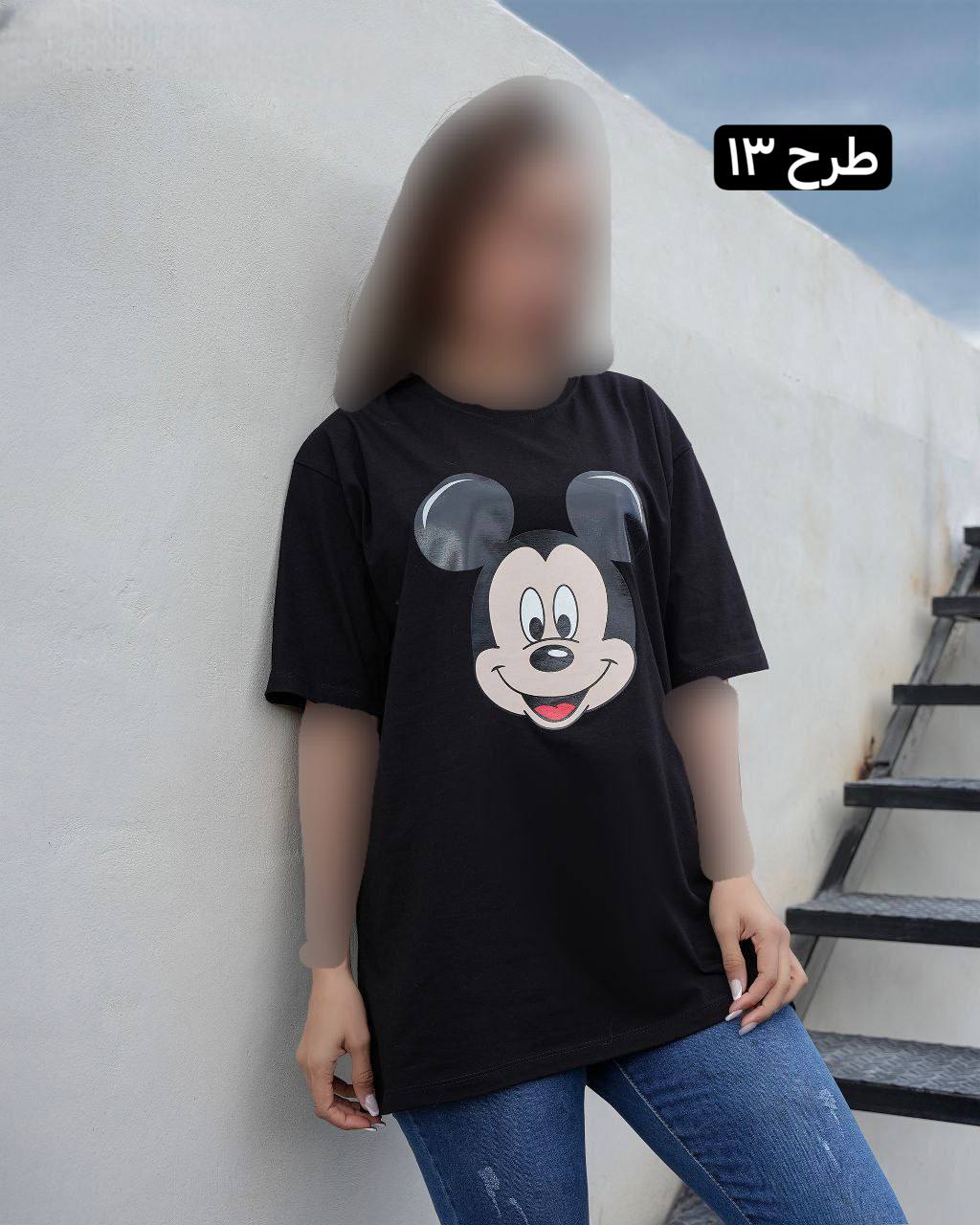 تیشرت لانگ کارتونی 3067
