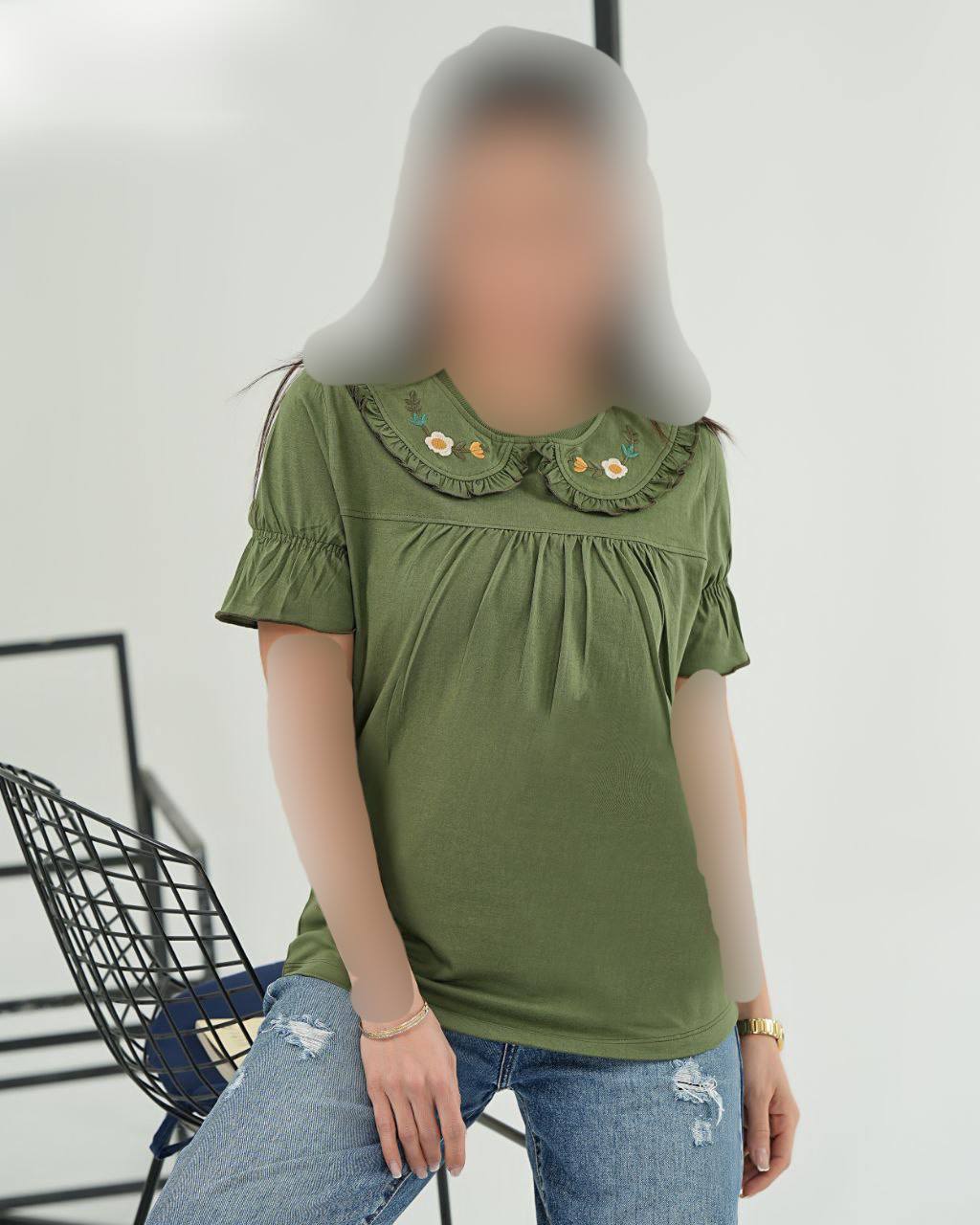 تیشرت گلدوزی دلبر 3068