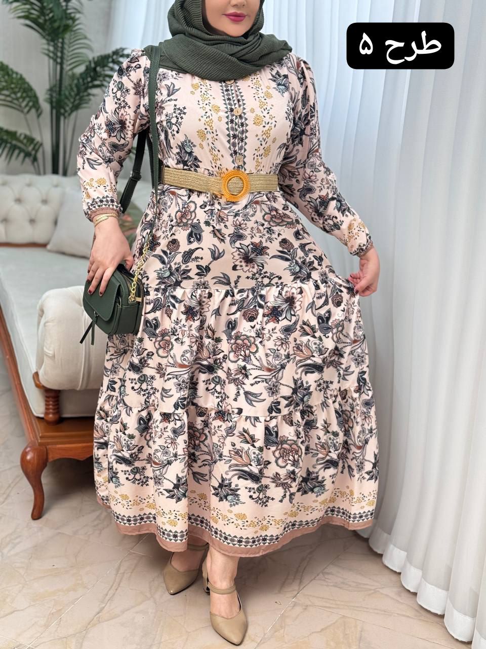 پیراهن فلور مهین 3064