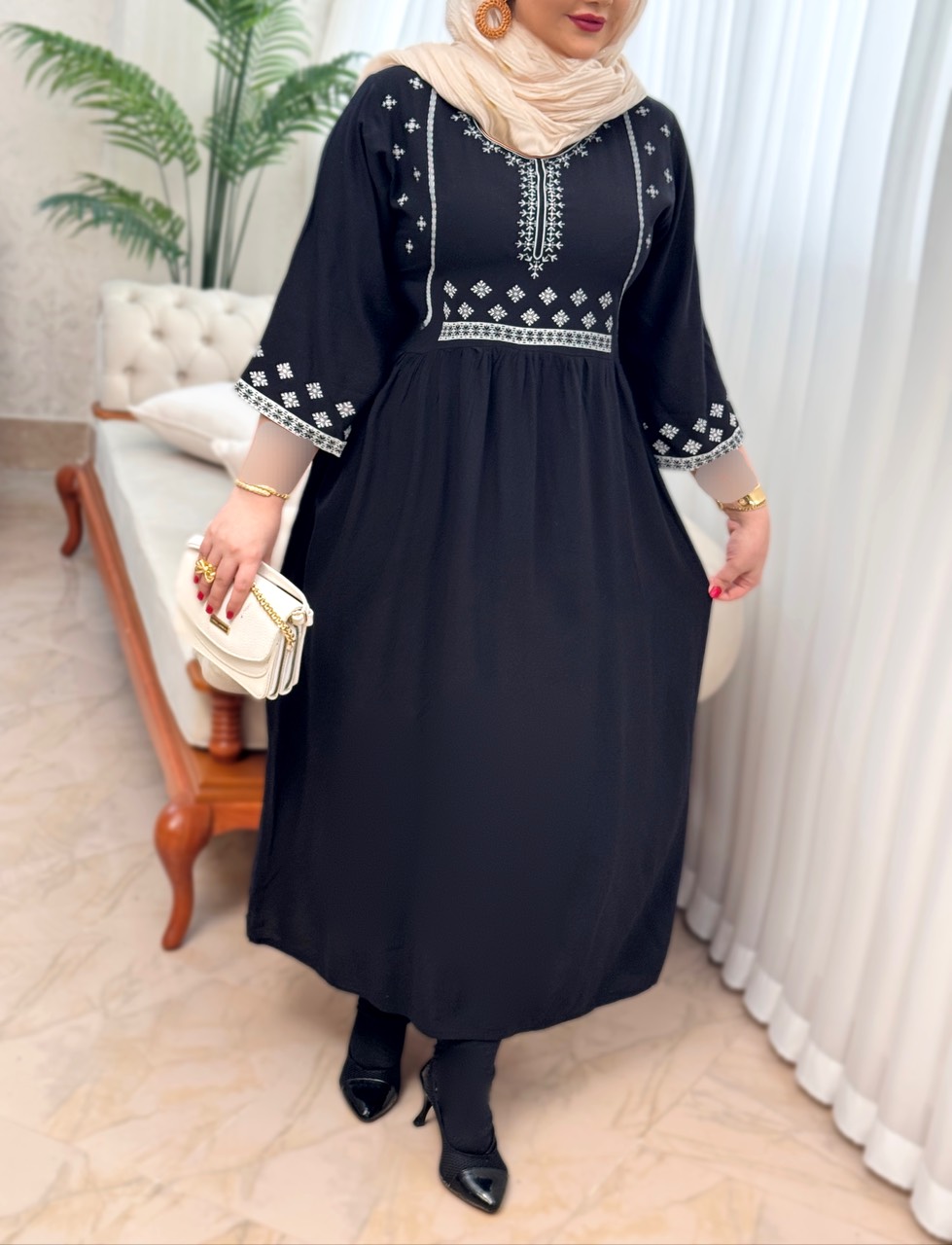 پیراهن نخی مهناز3087
