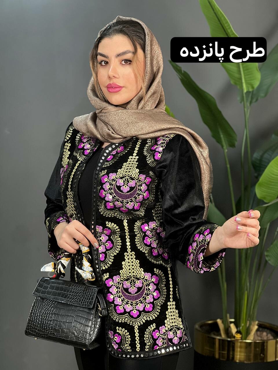 کت مزونی مخمل کد 1546