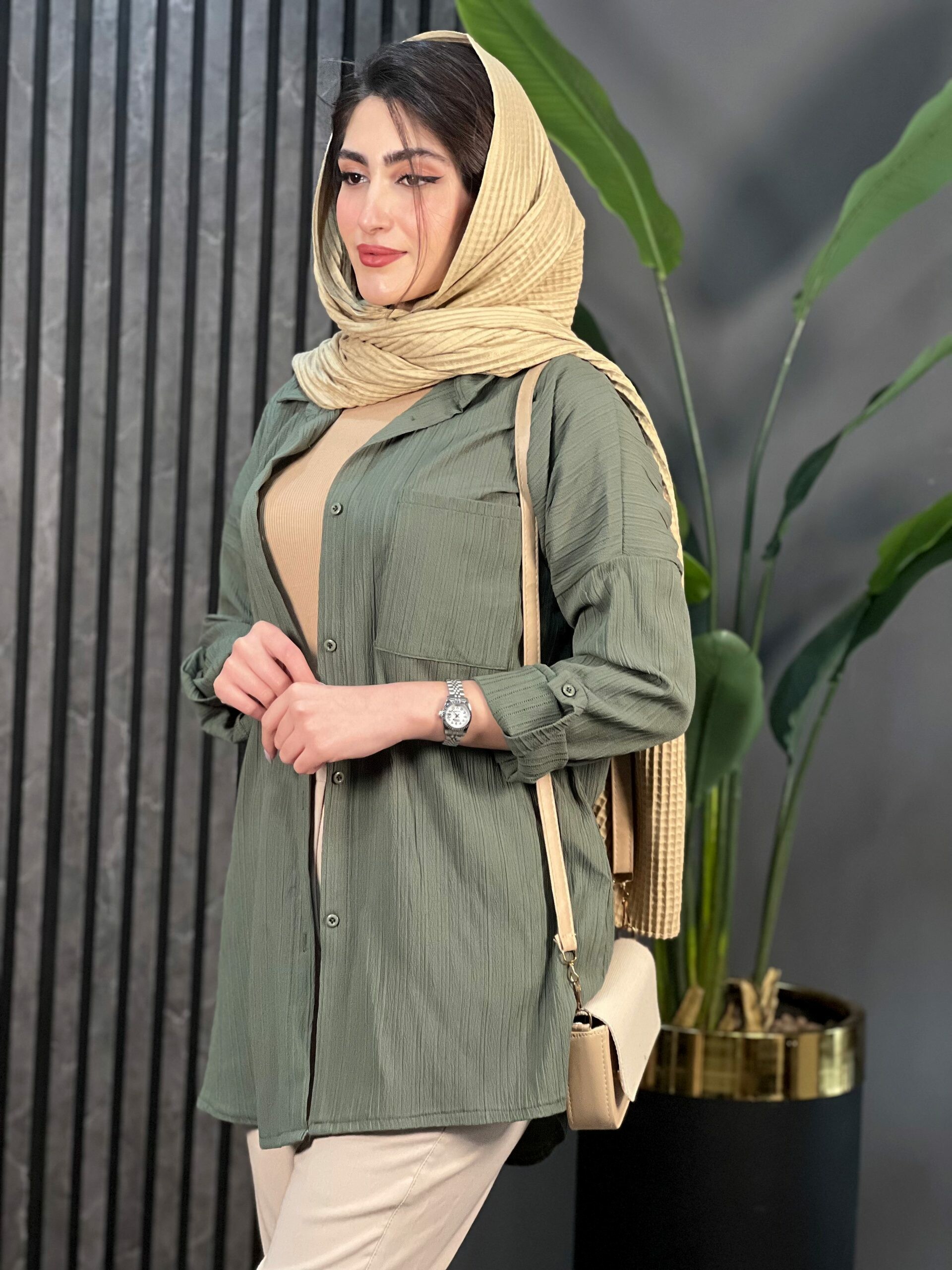 مانتو آیوا آستین گت کد 1650