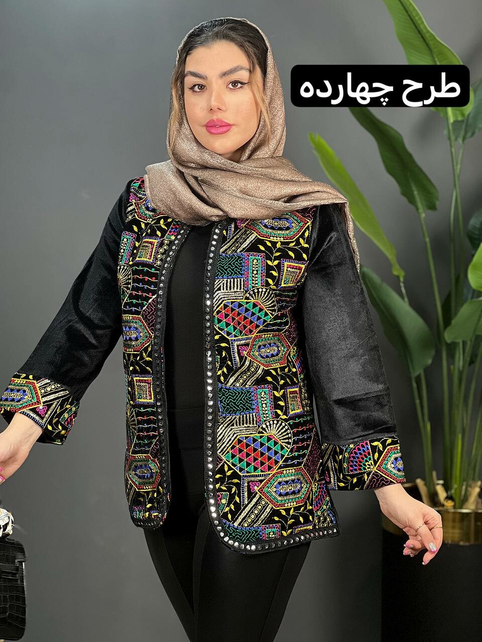 کت مزونی مخمل کد 1546