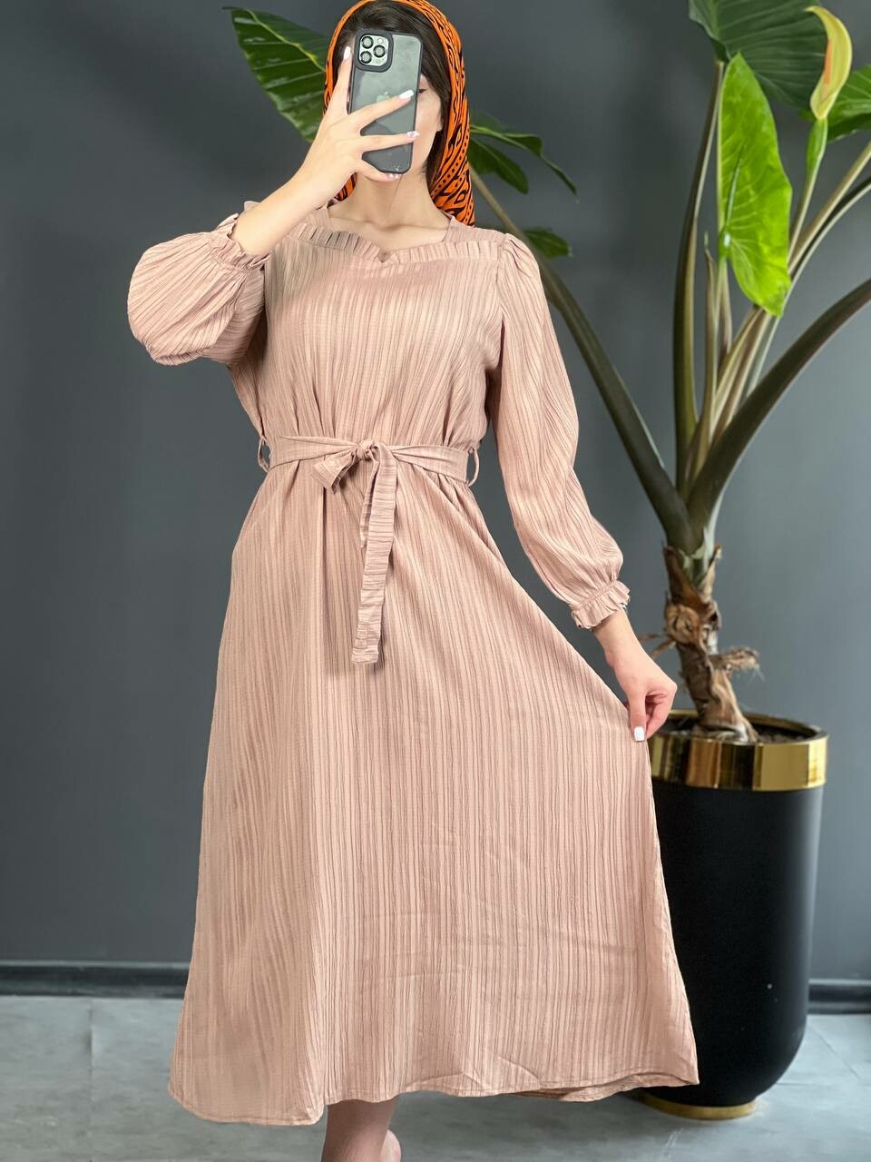 پیراهن کراش یقه هفت 1048