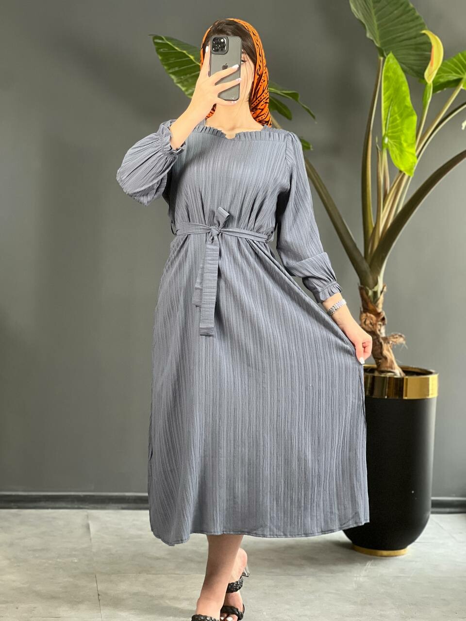 پیراهن کراش یقه هفت 1048