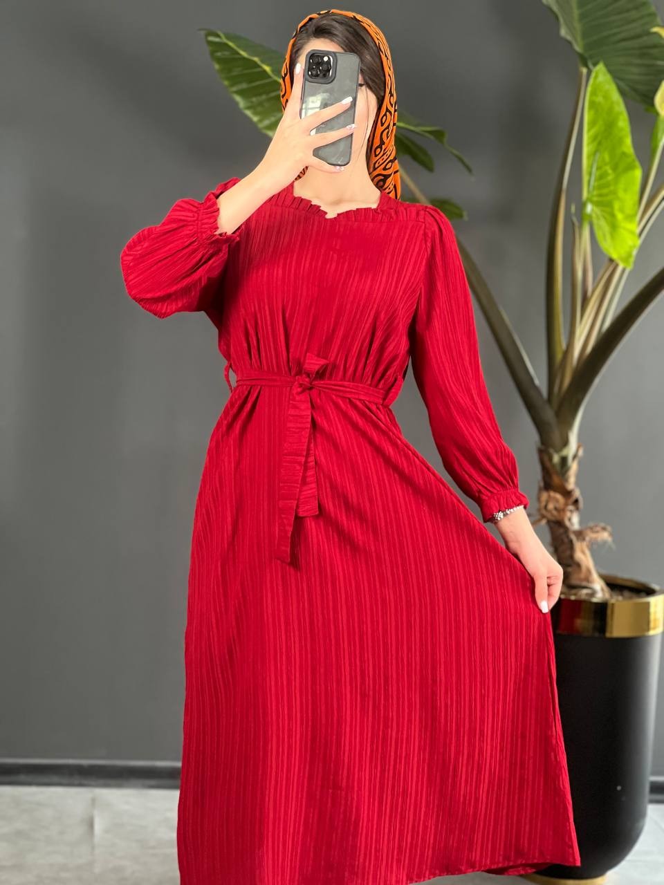 پیراهن کراش یقه هفت 1048