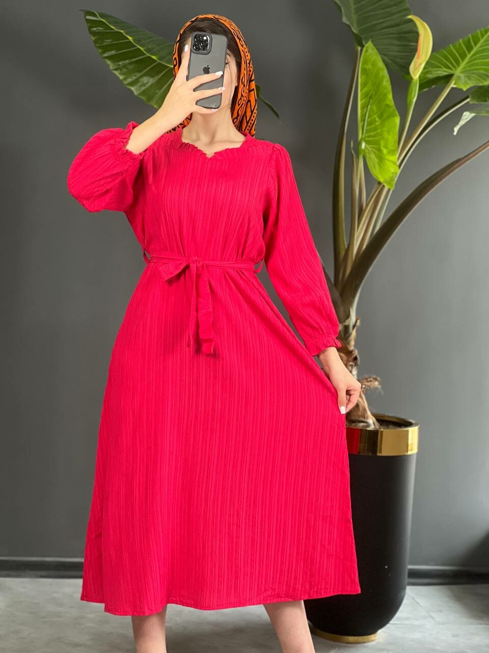 پیراهن کراش یقه هفت 1048