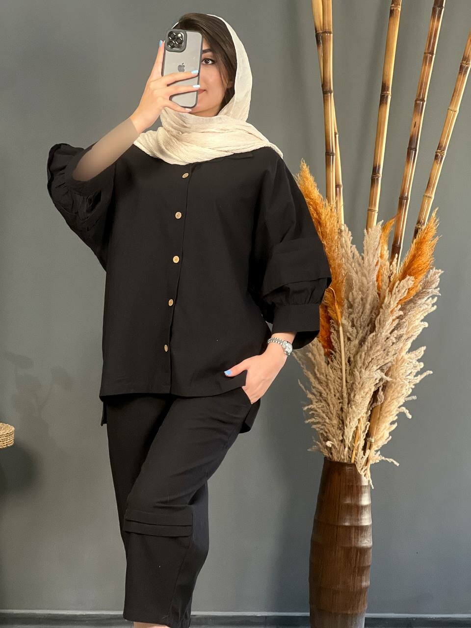 ست لینن آستین بالنی 1170