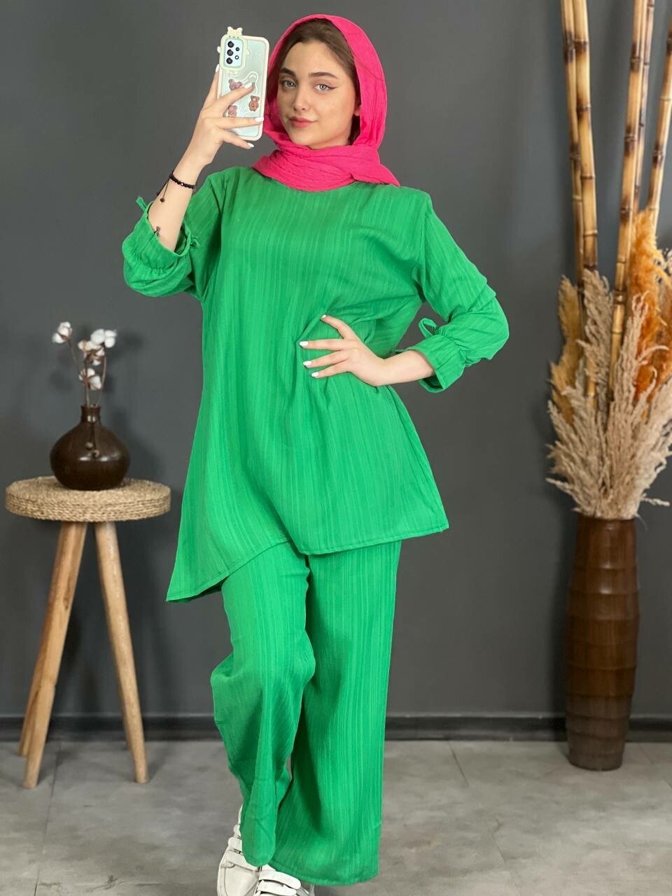 ست کراش آستین پاپیون کد ۱۲۰۹