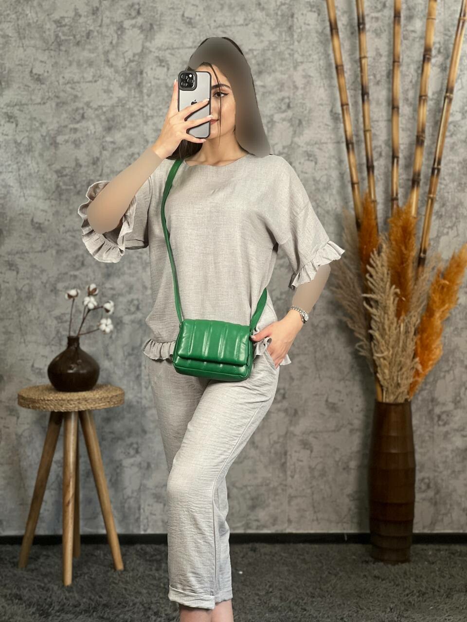ست لینن چیندار 1037
