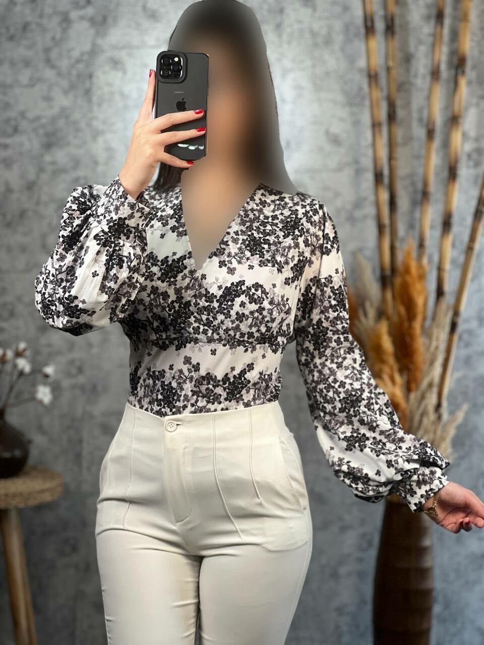شومیز فلور گل ریز 1030