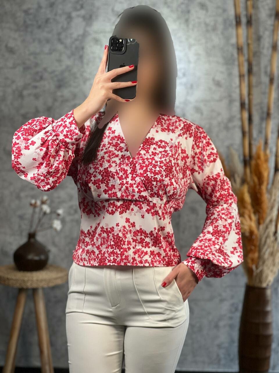 شومیز فلور گل ریز 1030