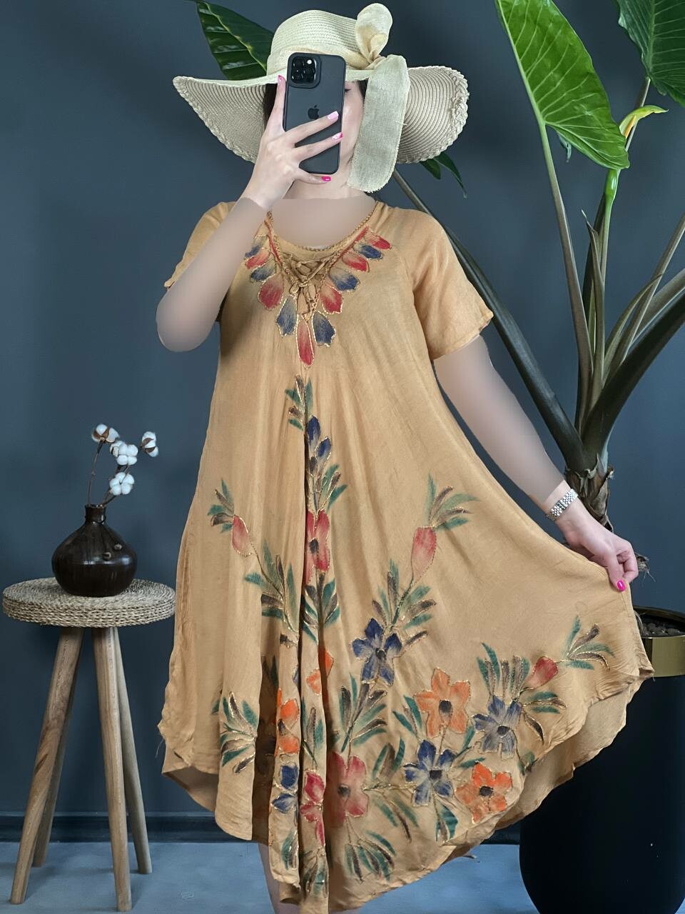 پیراهن گلدوزی هندی 1067