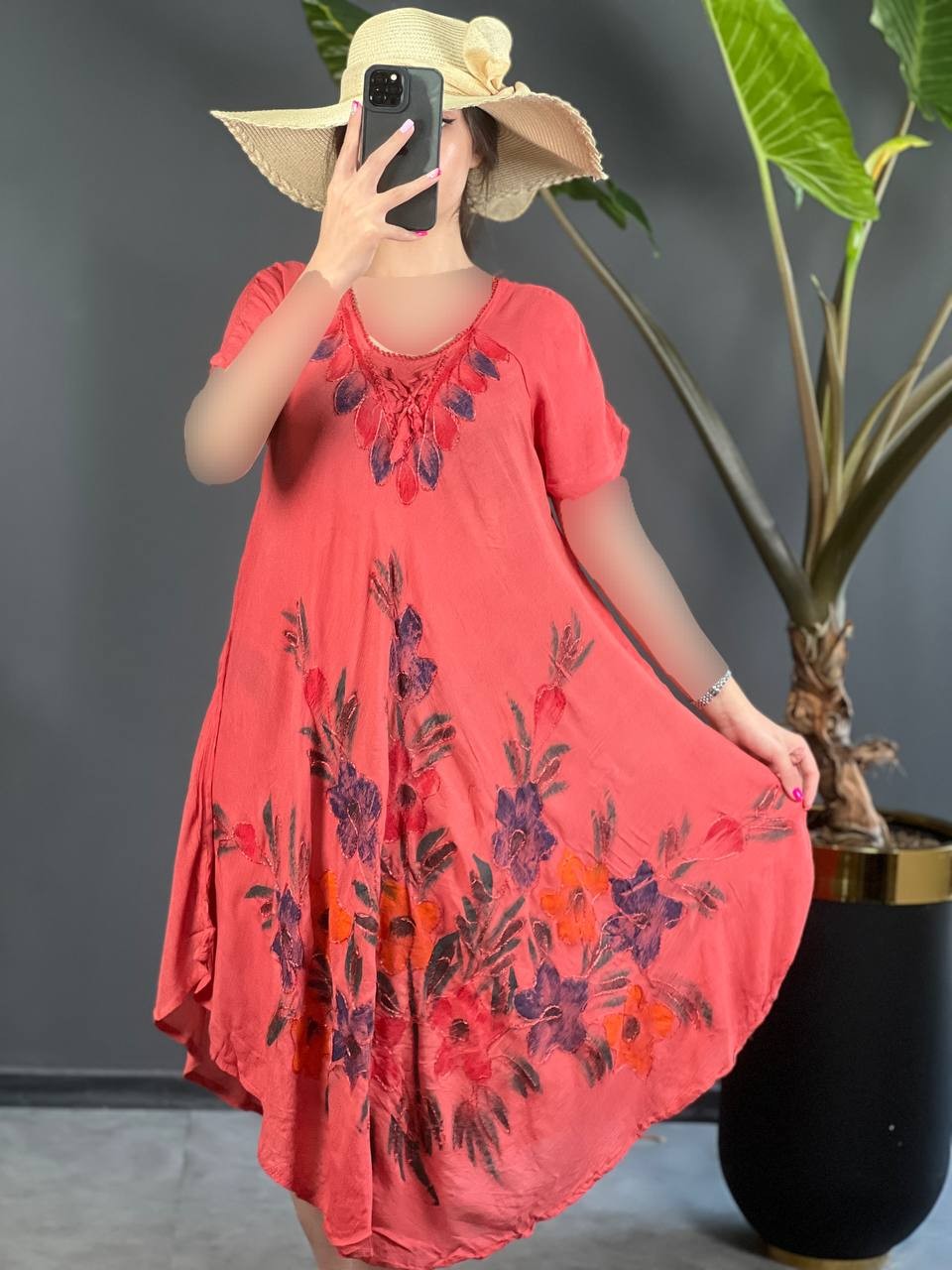پیراهن گلدوزی هندی 1067