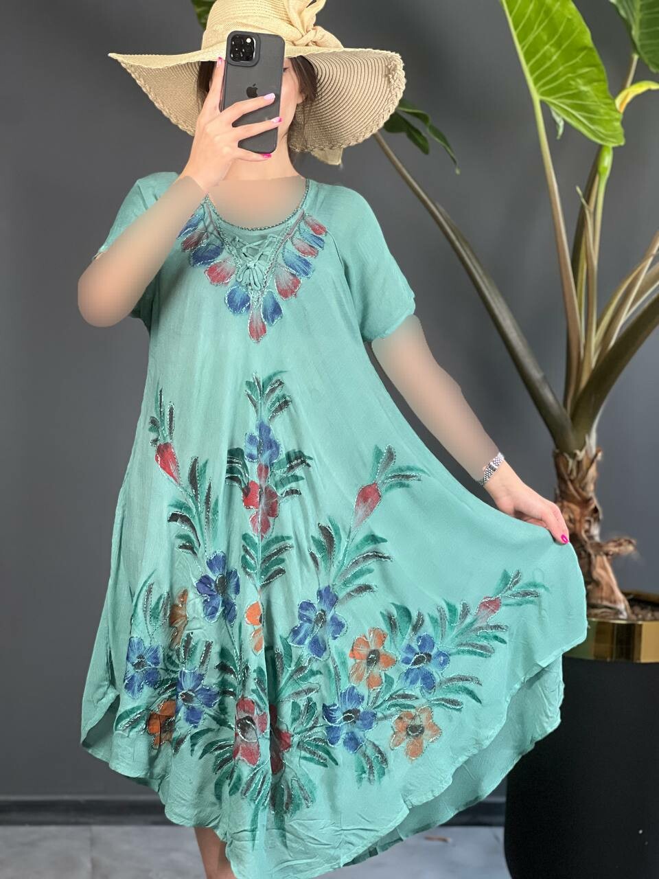 پیراهن گلدوزی هندی 1067