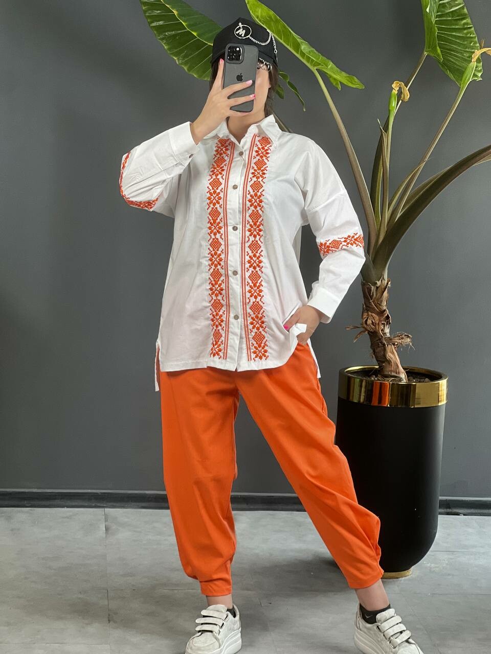 ست لینن گلدوزی 1076