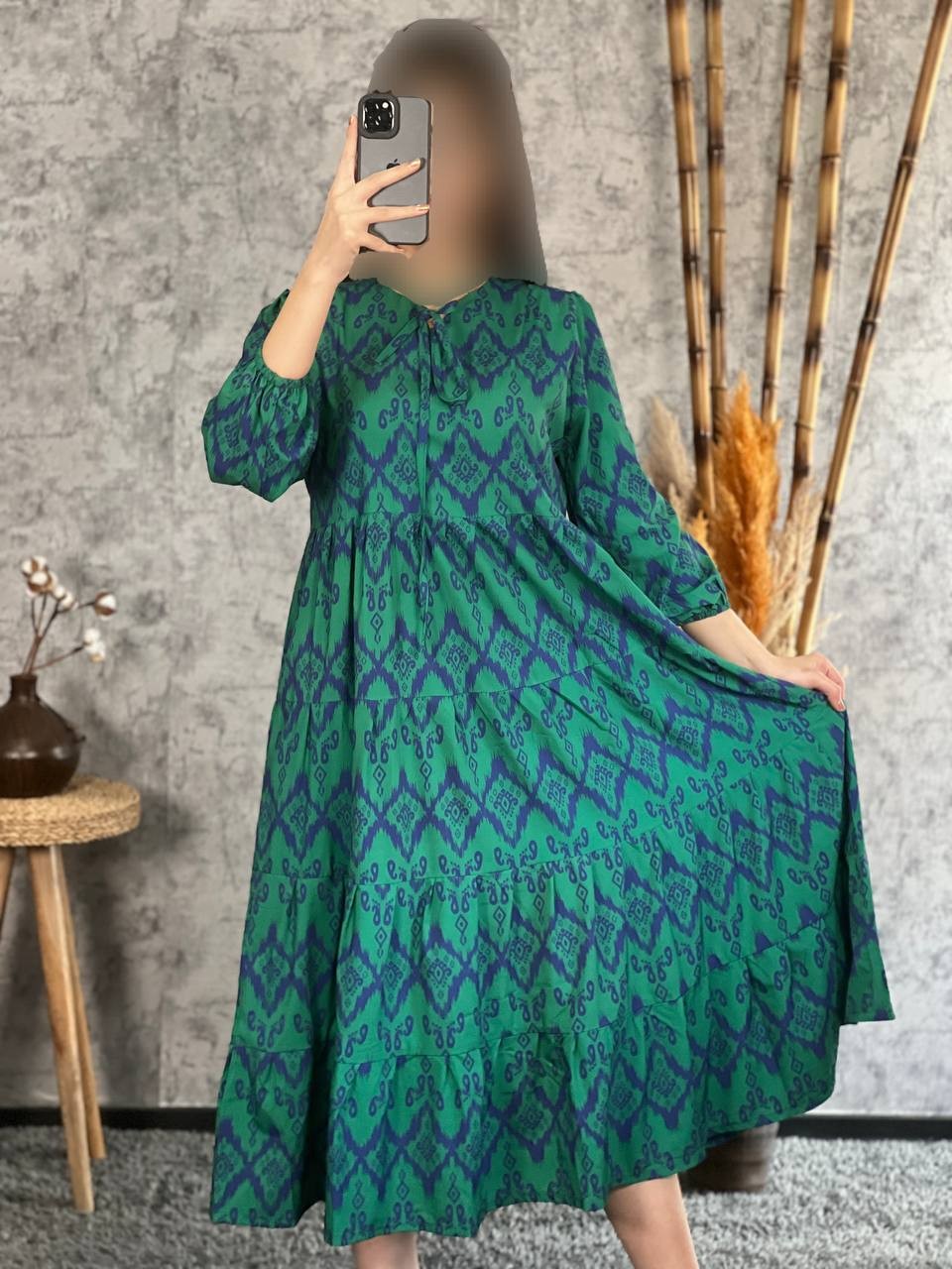پیراهن فلور طرح‌دار 1090