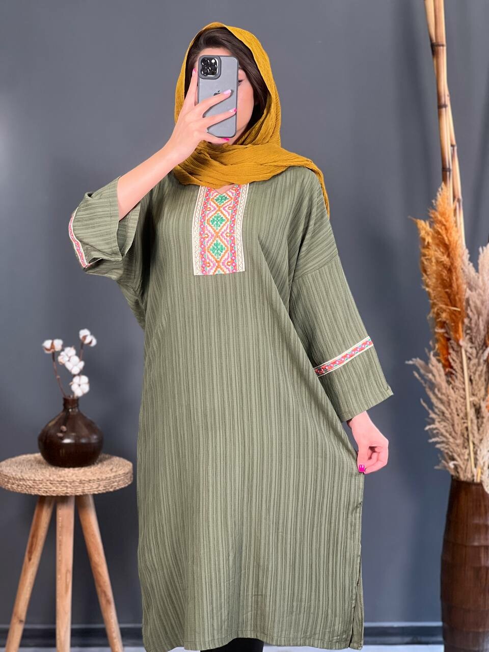 پیراهن کراش سنتی 1124