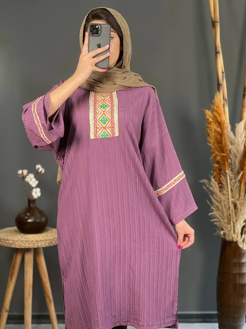 پیراهن کراش سنتی 1124
