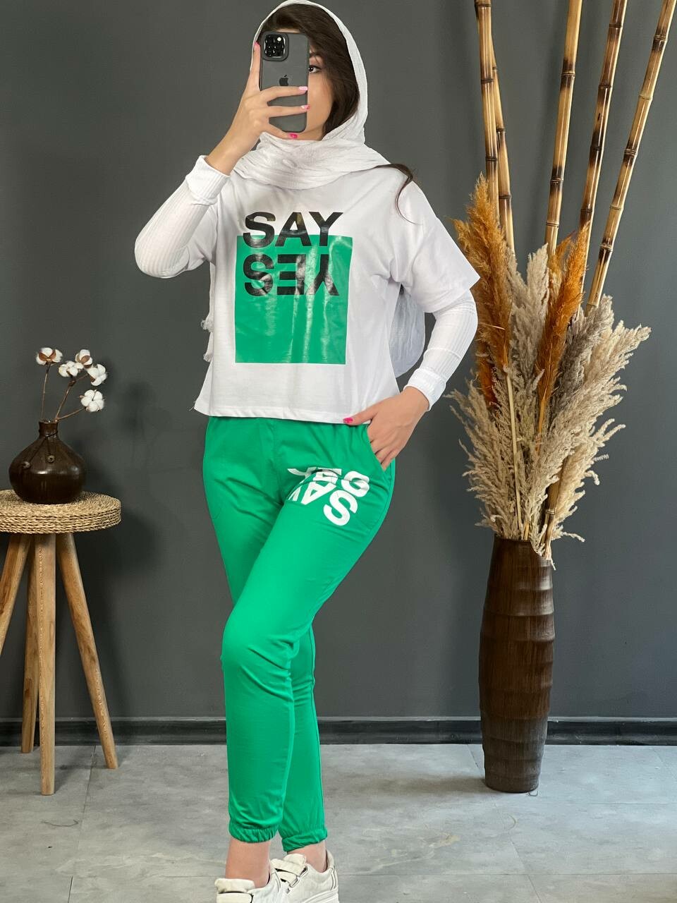 ست تیشرت شلوار سوپر پنبه 1138