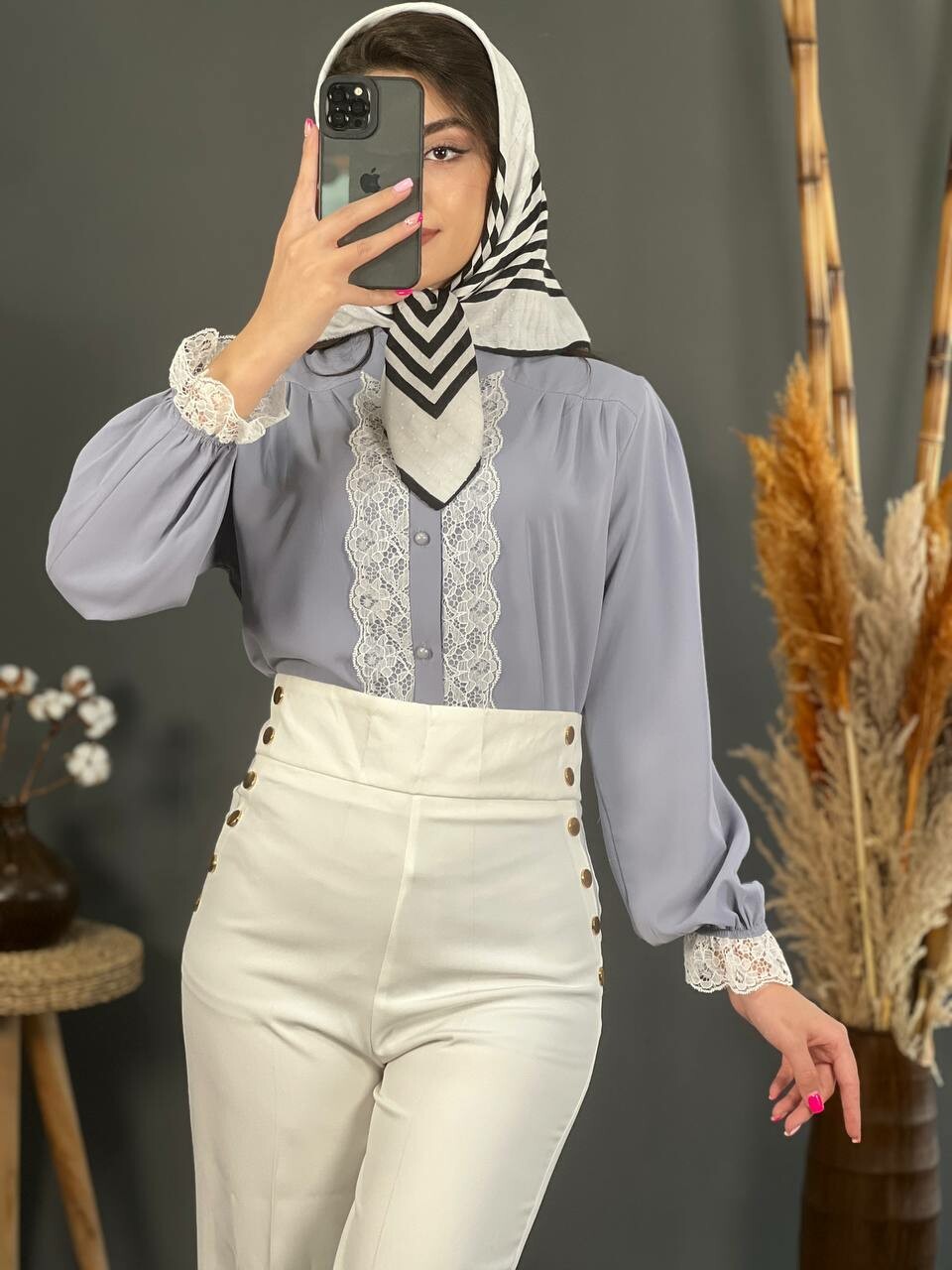 شومیز الیزه جلو گیپور 1139