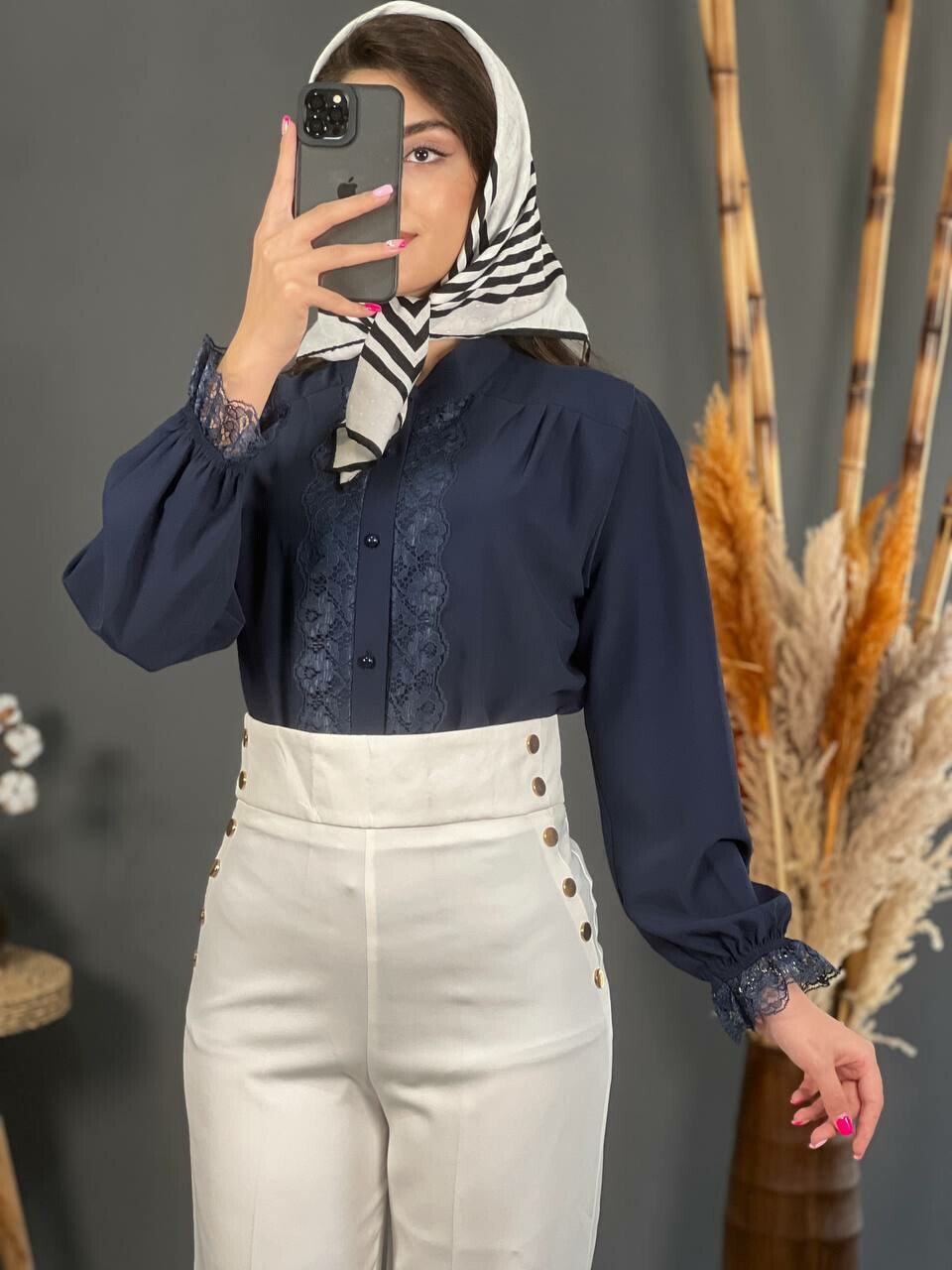 شومیز الیزه جلو گیپور 1139