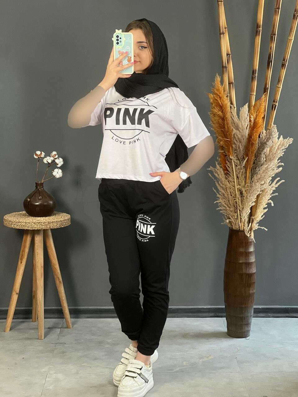 ست نخ پنبه پینک 1141