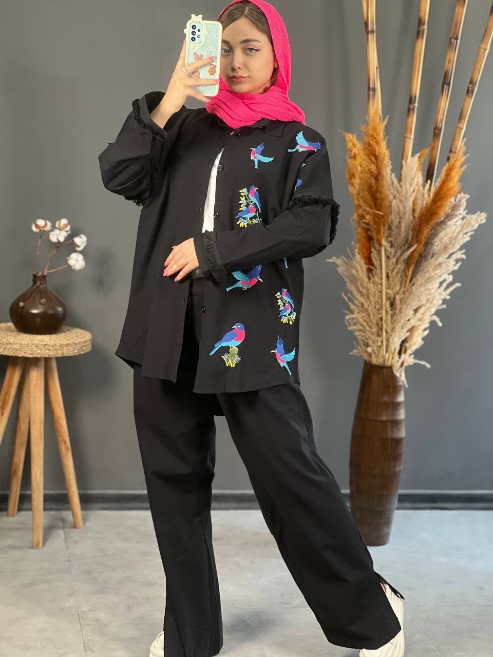 ست لینن گلدوزی آوا 1195