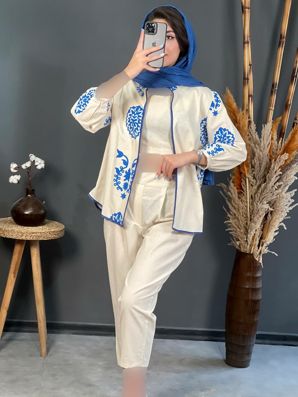 ست سه تکه لینن 1167