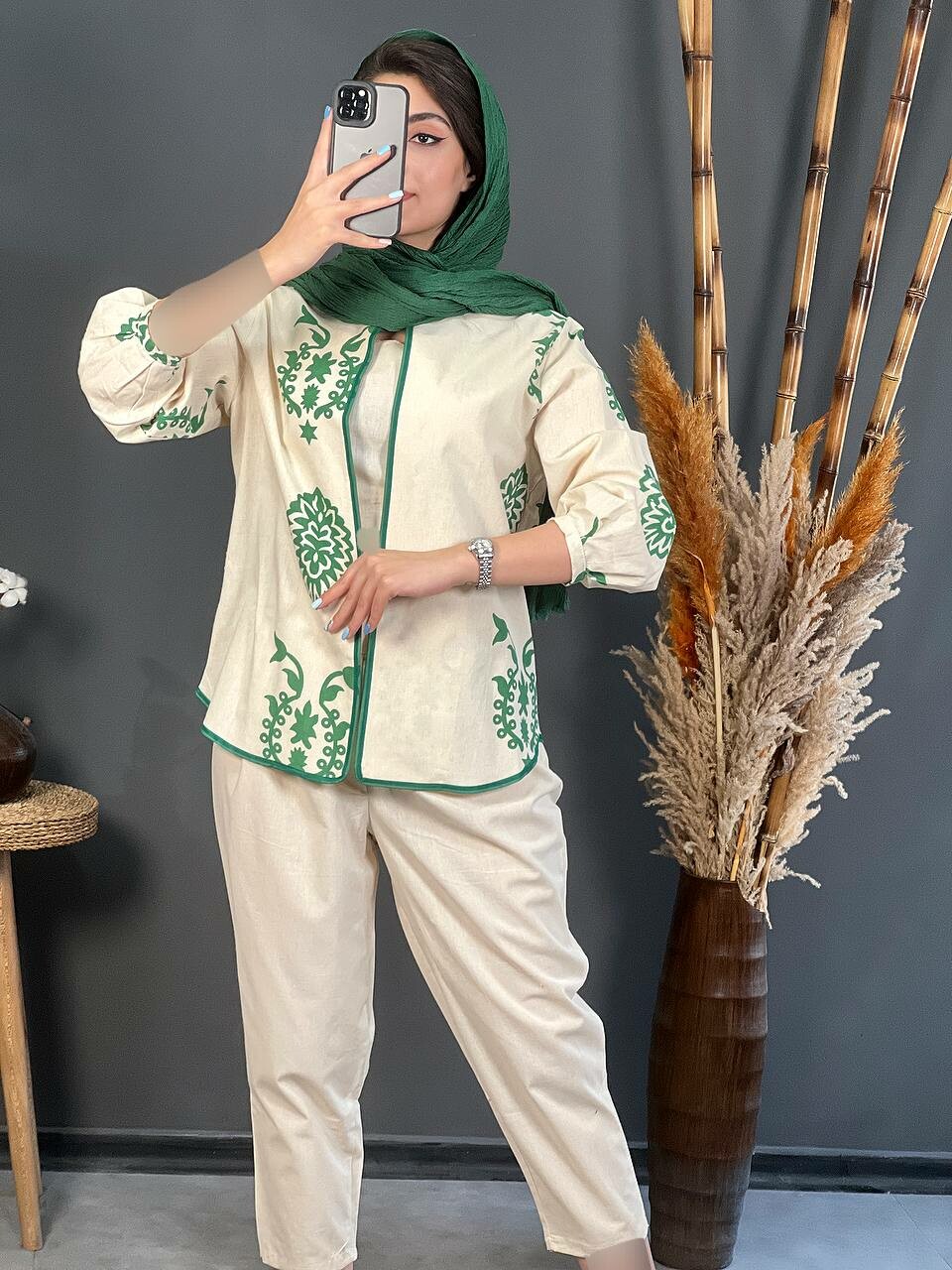 ست سه تکه لینن 1167