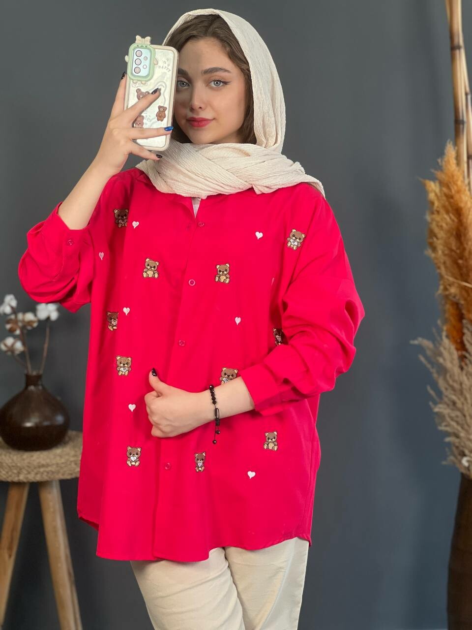 مانتو گلدوزی تدی 1180