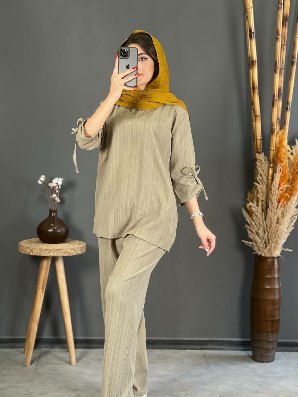 ست کراش آستین بند دار 1138