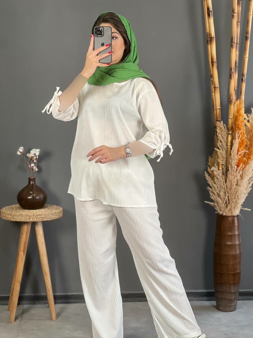 ست کراش آستین بند دار 1138
