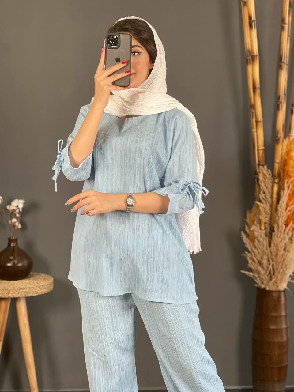 ست کراش آستین بند دار 1138