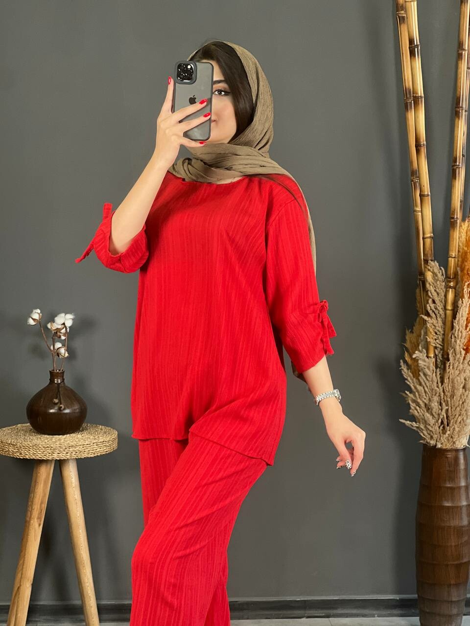 ست کراش آستین بند دار 1138
