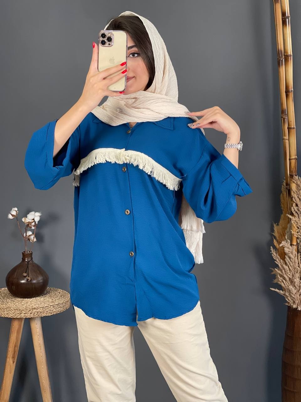 مانتو ابروبادی ریشدار 1139