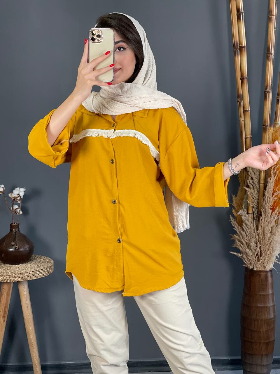 مانتو ابروبادی ریشدار 1139