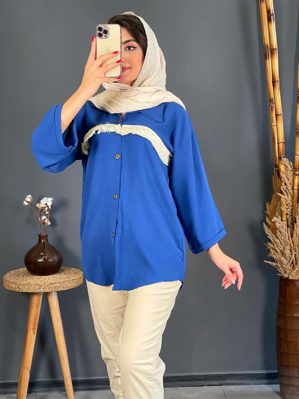 مانتو ابروبادی ریشدار 1139