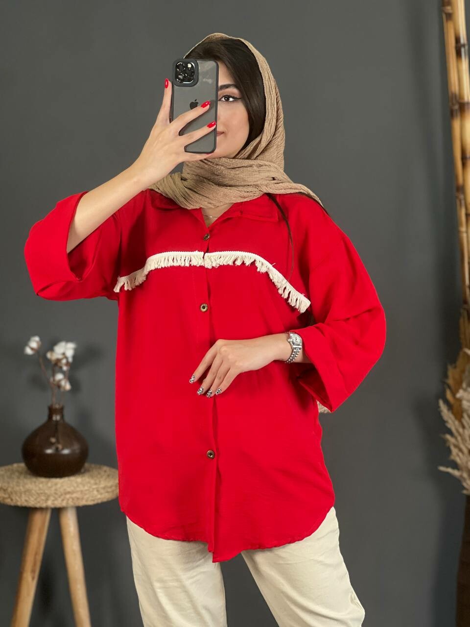 مانتو ابروبادی ریشدار 1139